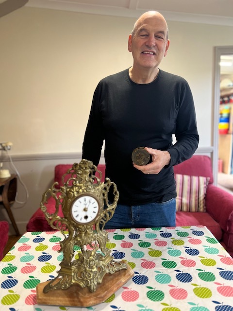 Mark Aston Clock Maestro with my clock